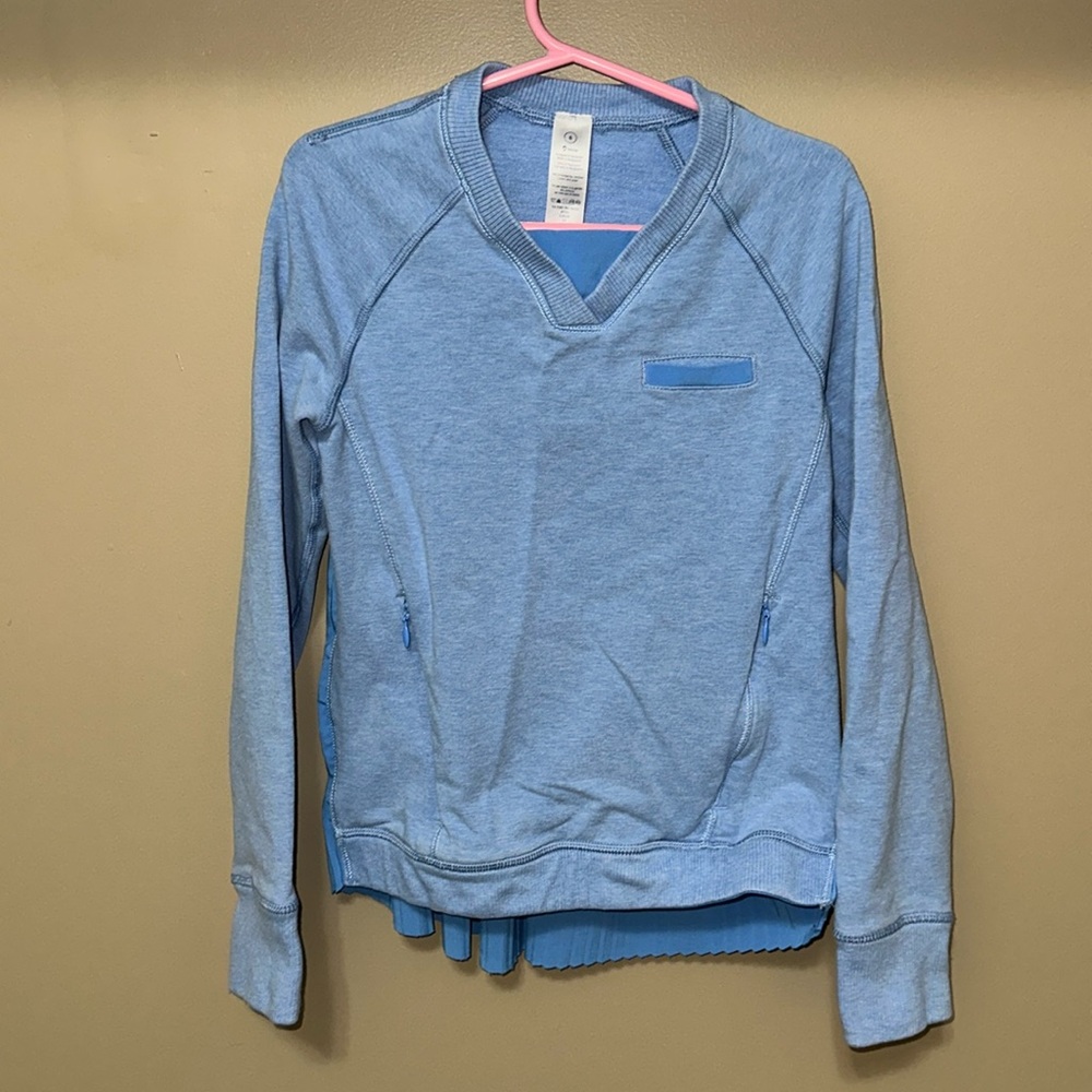 Ivivva girls pleated back sweater